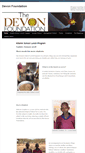 Mobile Screenshot of devonfoundation.com